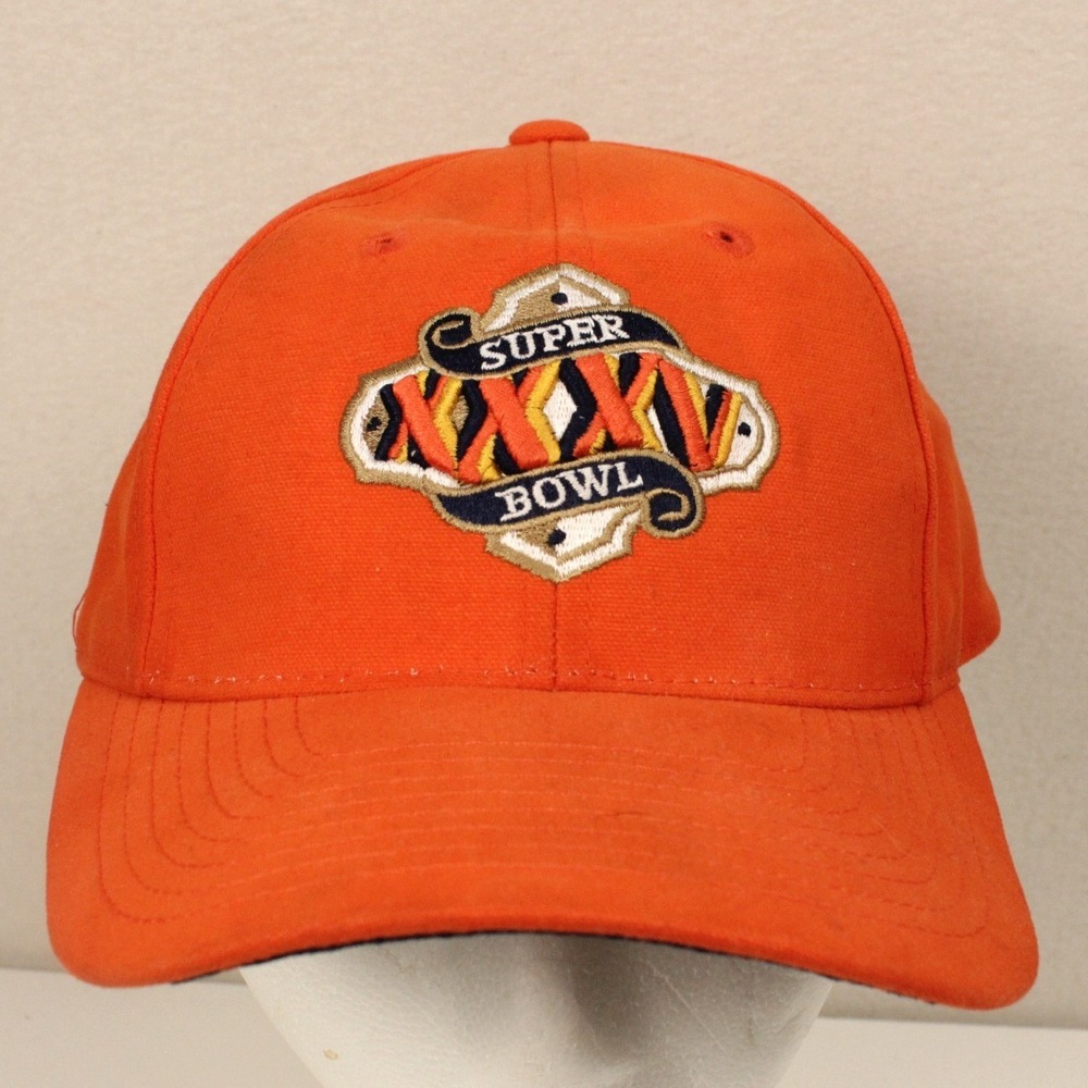 Super Bowl XXXV Tampa Florida 2001 Puma Strapback Hat NFL Football Cap